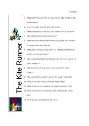 English worksheet: The Kite Runner