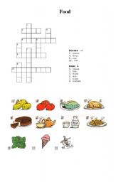 English worksheet: Food