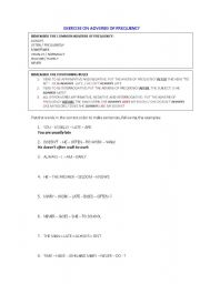 English Worksheet: ADVERBS OF FREQUENCY - BASIC POSITIONING RULES AND EXERCISES