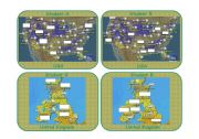 English Worksheet: Weather Information Gap Cards
