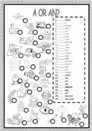 English Worksheet: ARTICLES