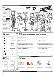 English Worksheet: Grammar Focus Series_04 Prepositions Of Place (Fully Editable + Answer Key)