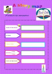 English worksheet: A story Map