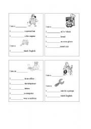 English worksheet: Occupations