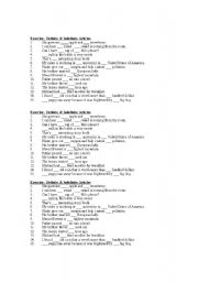 English Worksheet: Exercise on articles