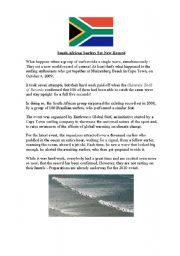 English Worksheet: 5 Ws 