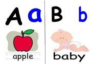 English Worksheet: teaching  alphabet