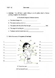 English Worksheet: Test on Present Simple/Continuous