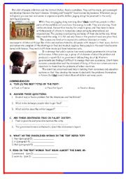 English Worksheet: Is food a problem ? How?