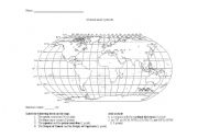 English worksheet: World Map Quiz