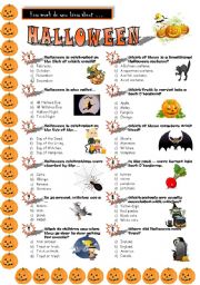 Halloween Quiz Esl Worksheet By Pennybarker