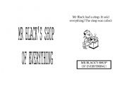 English worksheet: Mr Blacks Shop of Everything