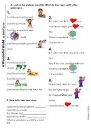 English Worksheet: School Subjects