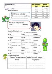 English Worksheet: simple present