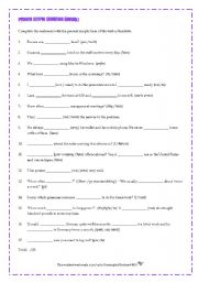 Present Simple (Business English) - Adult Learners Worksheet