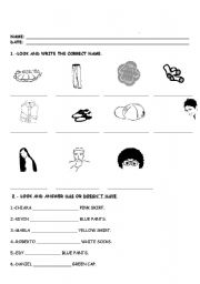 English worksheet: test