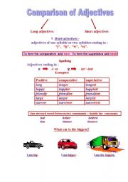 English Worksheet: omparison of adjectives