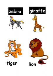 English worksheet: animal