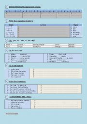 easy exercises on be+pronouns