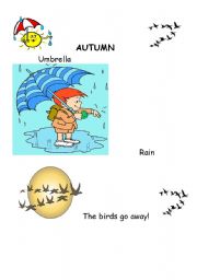 English worksheet: Autumn