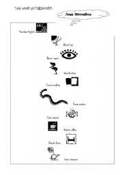 English worksheet: Two-Word Autobiopoem