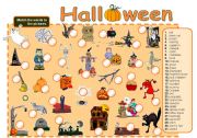 English Worksheet: Halloween - Part 1