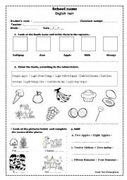 English test 3