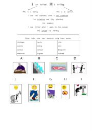 English Worksheet: Ed / Ing (Participial) Adjectives