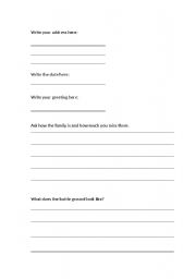 English Worksheet: Letter from a soldier in the First World War