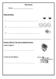 English Worksheet: Numbers