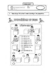 knowing prepositions