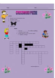 cross word puzzle