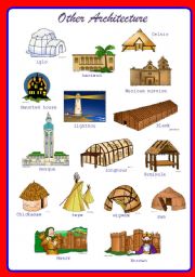 English Worksheet: Architectures Part 3/3 ** fully editable