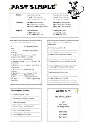 English Worksheet: PAST SIMPLE