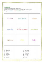 English Worksheet: Tic-Tac-Toe game