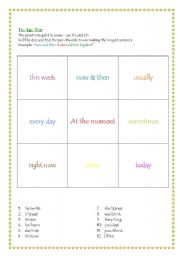 English Worksheet: Tic-Tac-Toe game