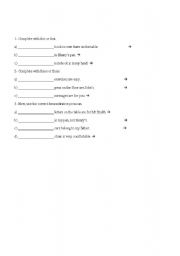 English Worksheet: Demonstrative pronouns