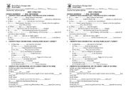 English Worksheet: simple past 