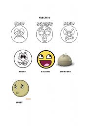 English Worksheet: Feelings
