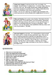 English Worksheet: Who are they? What do they  do? PART 2