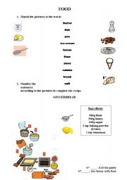 English Worksheet: Cooking