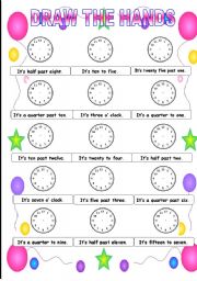 English Worksheet: Time