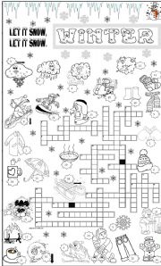 WINTER CROSSWORD