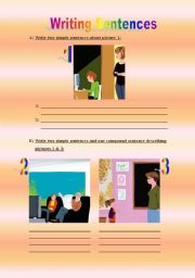 English worksheet: Look & Write