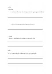 English Worksheet: movie follow-up