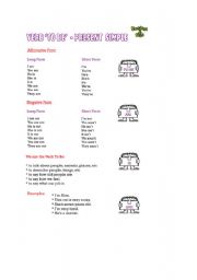 English Worksheet: to be