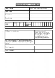 English Worksheet: report