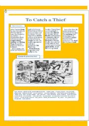 English Worksheet: To Catch a Thief