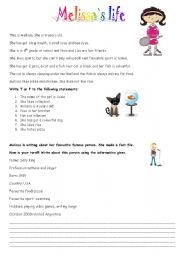 English Worksheet: have got...reading comprehension