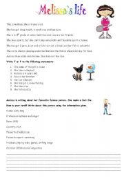 English Worksheet: have got...reading comprehension